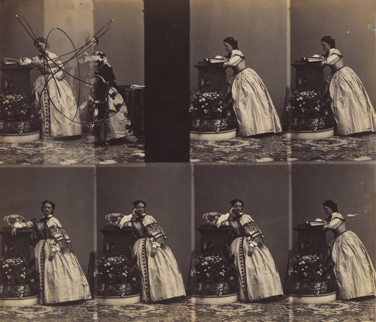 V Queniaus, maj-juni 1860. av Andre Adolphe Eugene Disderi