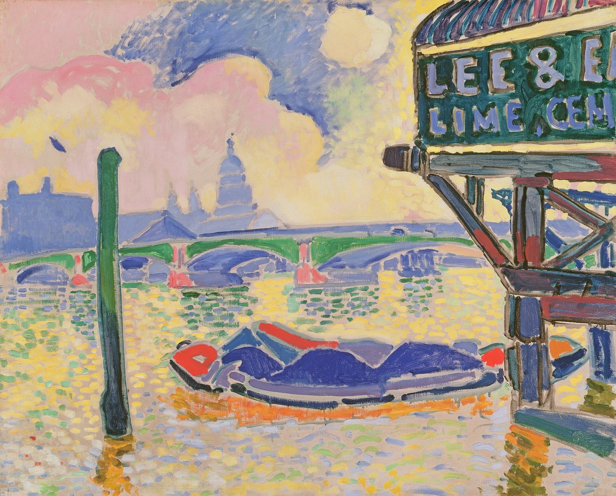 Blackfriars, ca 1906 (olja på duk) av Andre Derain