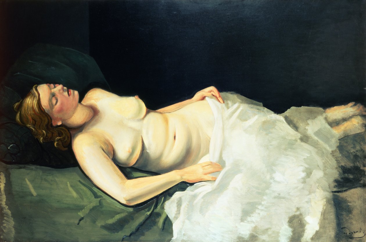 Blonde Nude Sleeping av Andre Derain