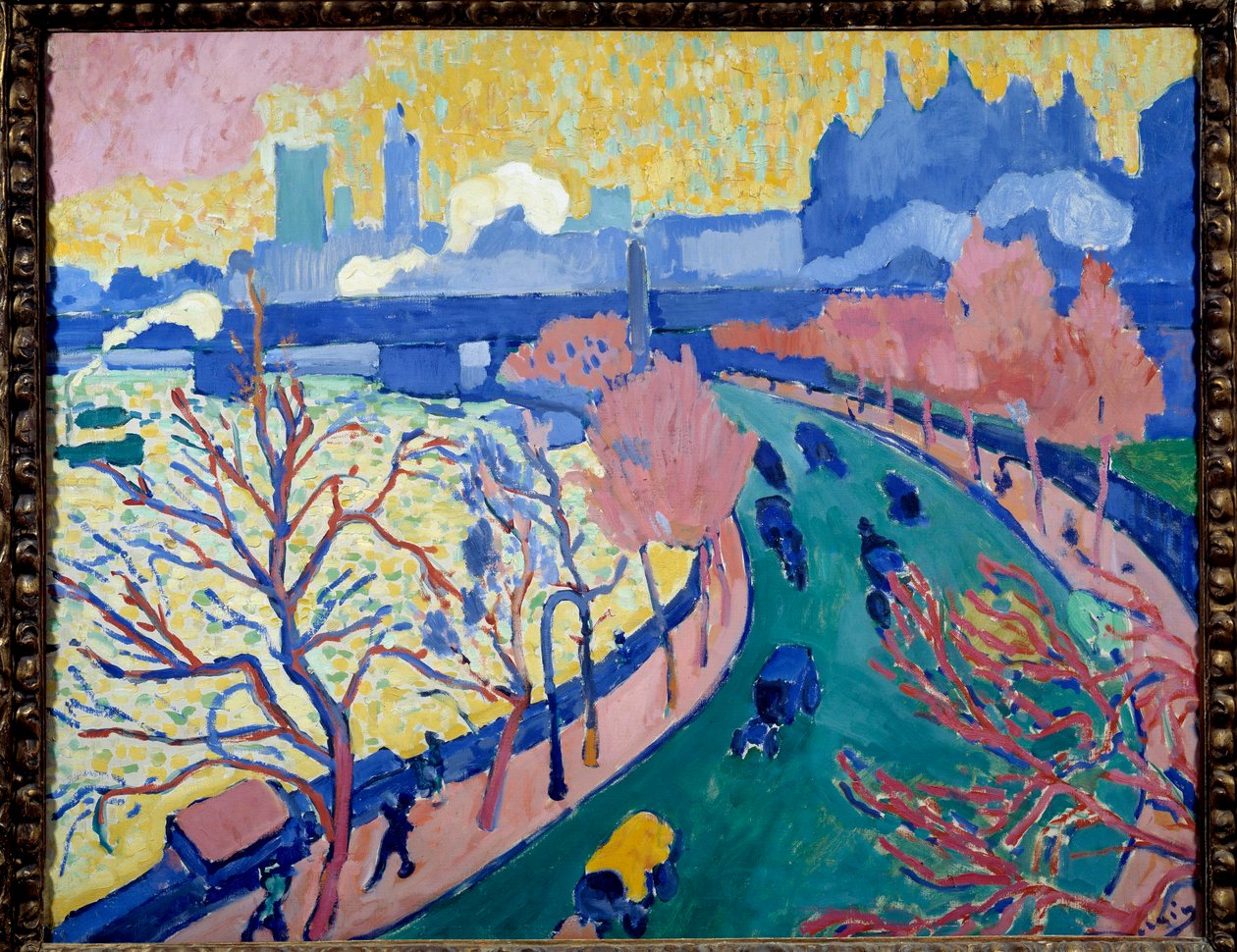 Charing Cross Bridge, London av Andre Derain