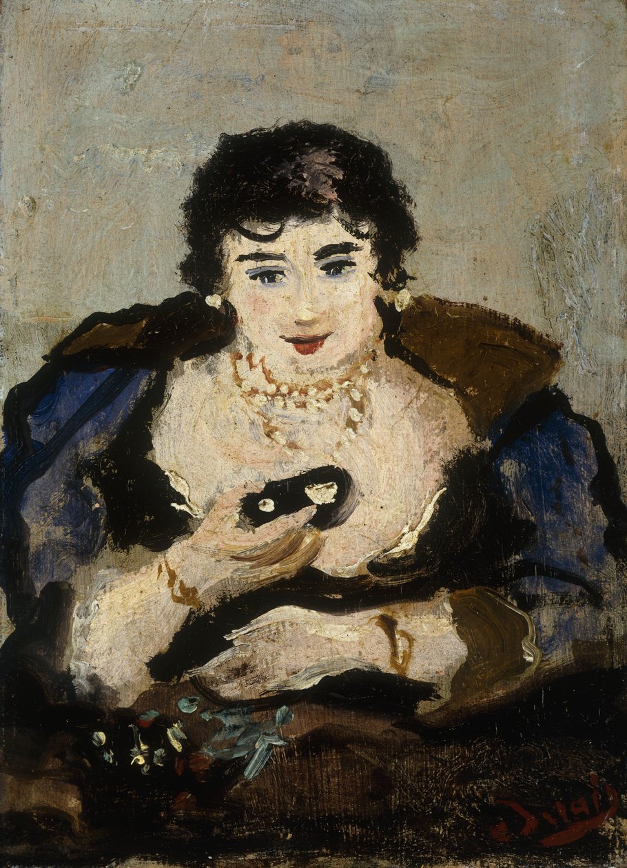 Kvinna på teatern av Andre Derain