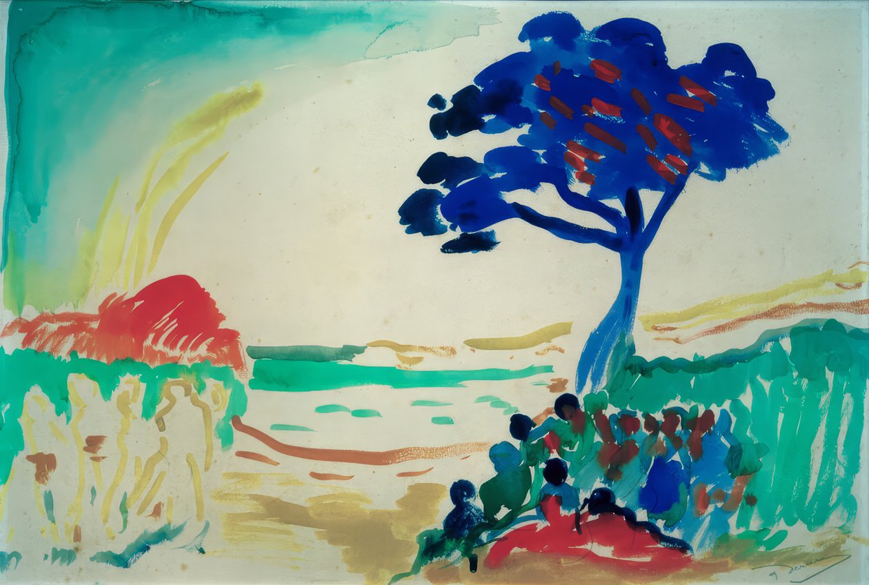 Det blå trädet av Andre Derain