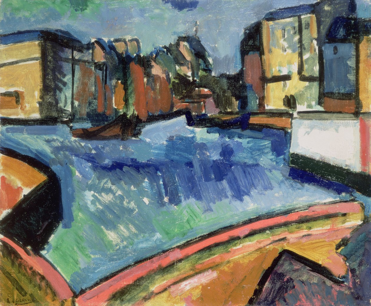 Le Port Du Havre av Andre Derain