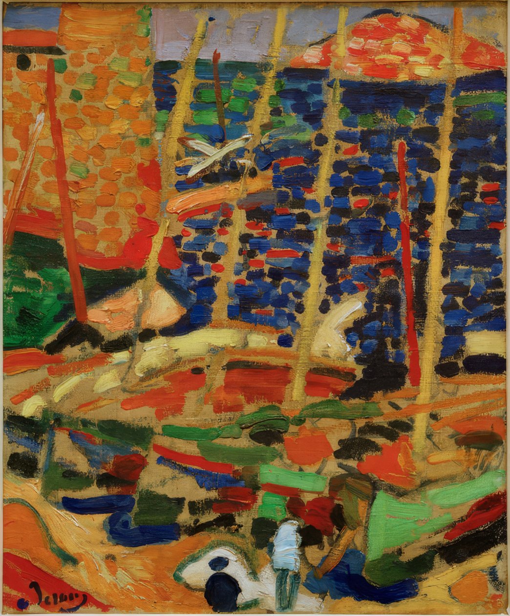 Hamnen i Collioure av Andre Derain