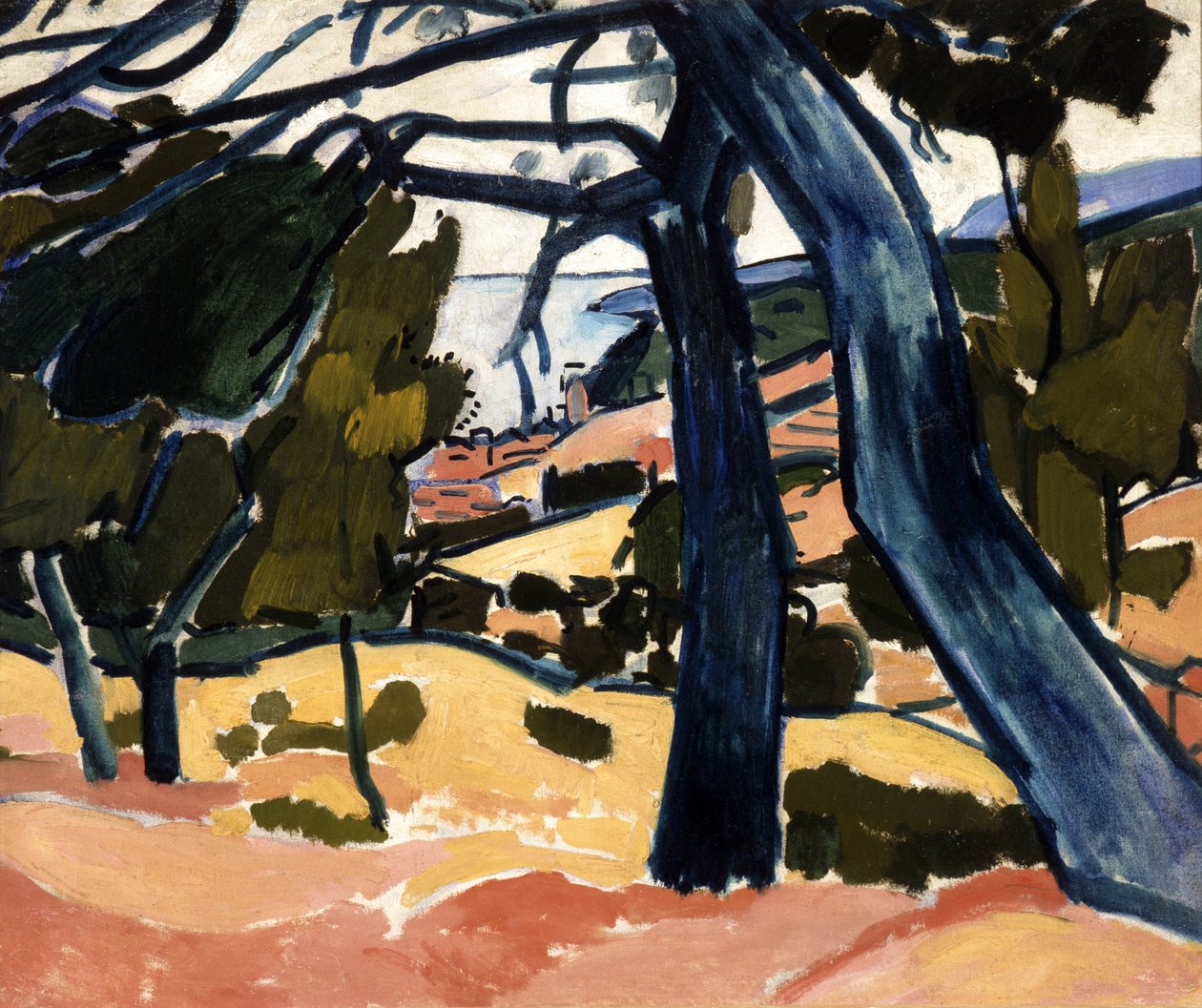 Pinede i Cassis av Andre Derain