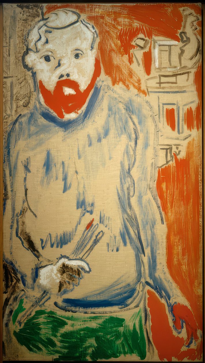 Porträtt av Henri Matisse (Matisse i ateljén) av Andre Derain