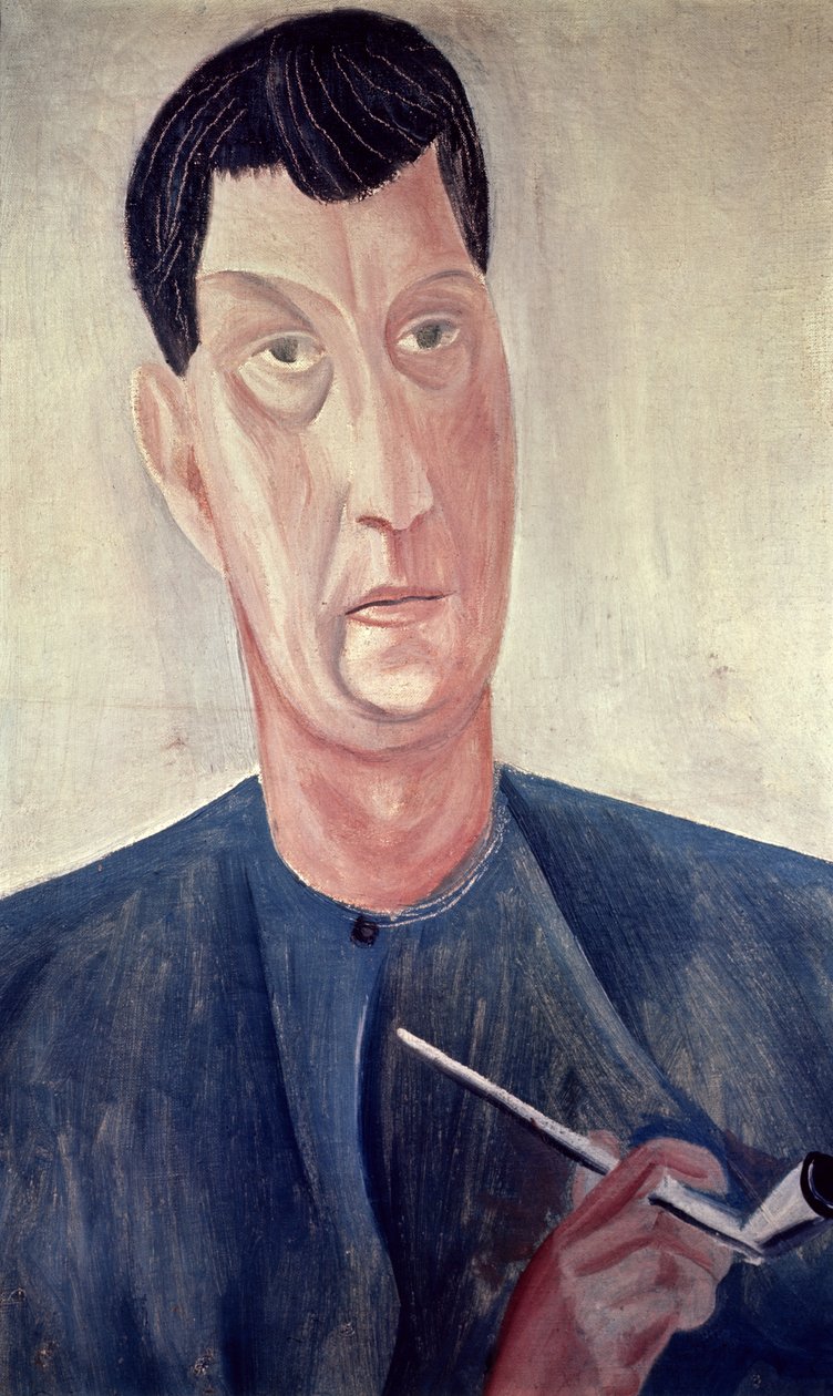 Självporträtt med pipa av Andre Derain