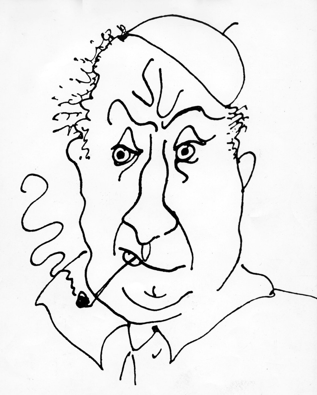 Självporträtt av Andre Derain
