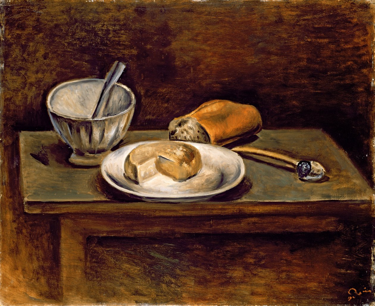 Stilleben, ca 1925 (olja på pannå) av Andre Derain