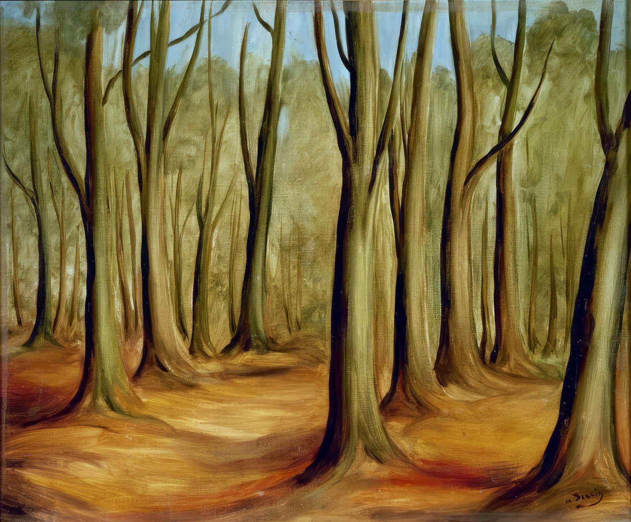 Skogen i Fonteinbleau av Andre Derain