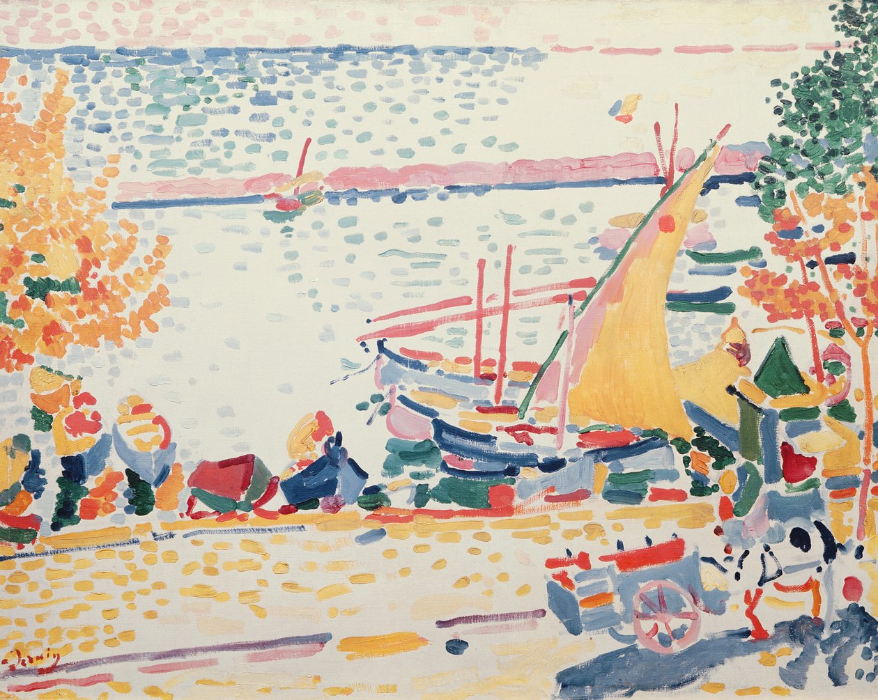 Hamnen i Collioure av Andre Derain