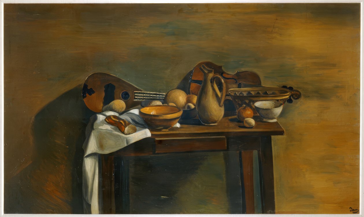 Det dekorerade bordet av Andre Derain
