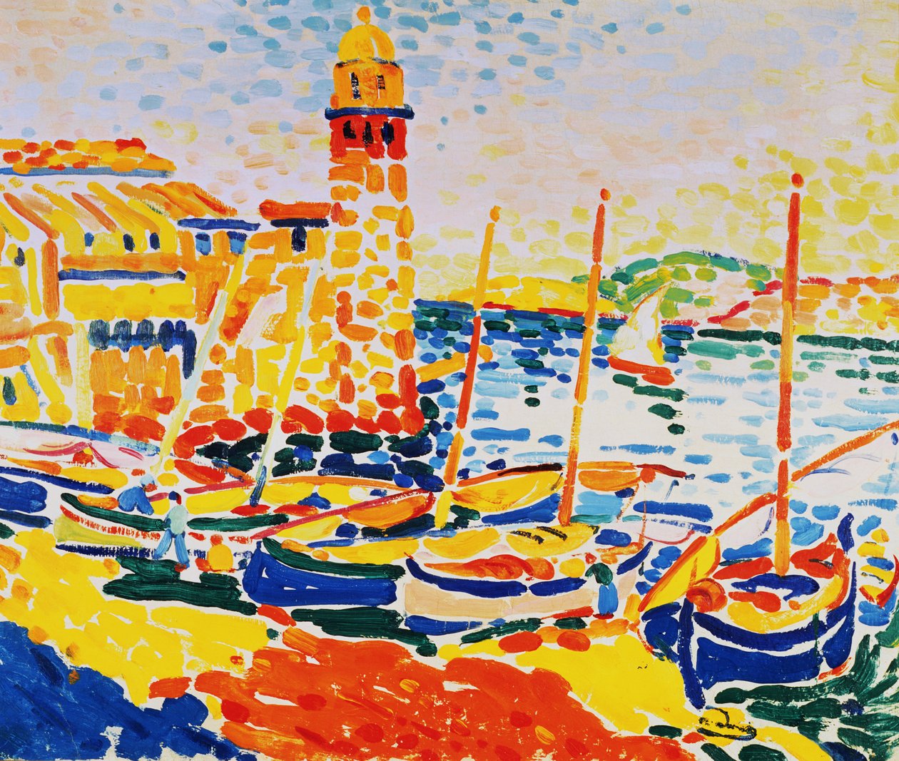 Hamnen i Collioure av Andre Derain