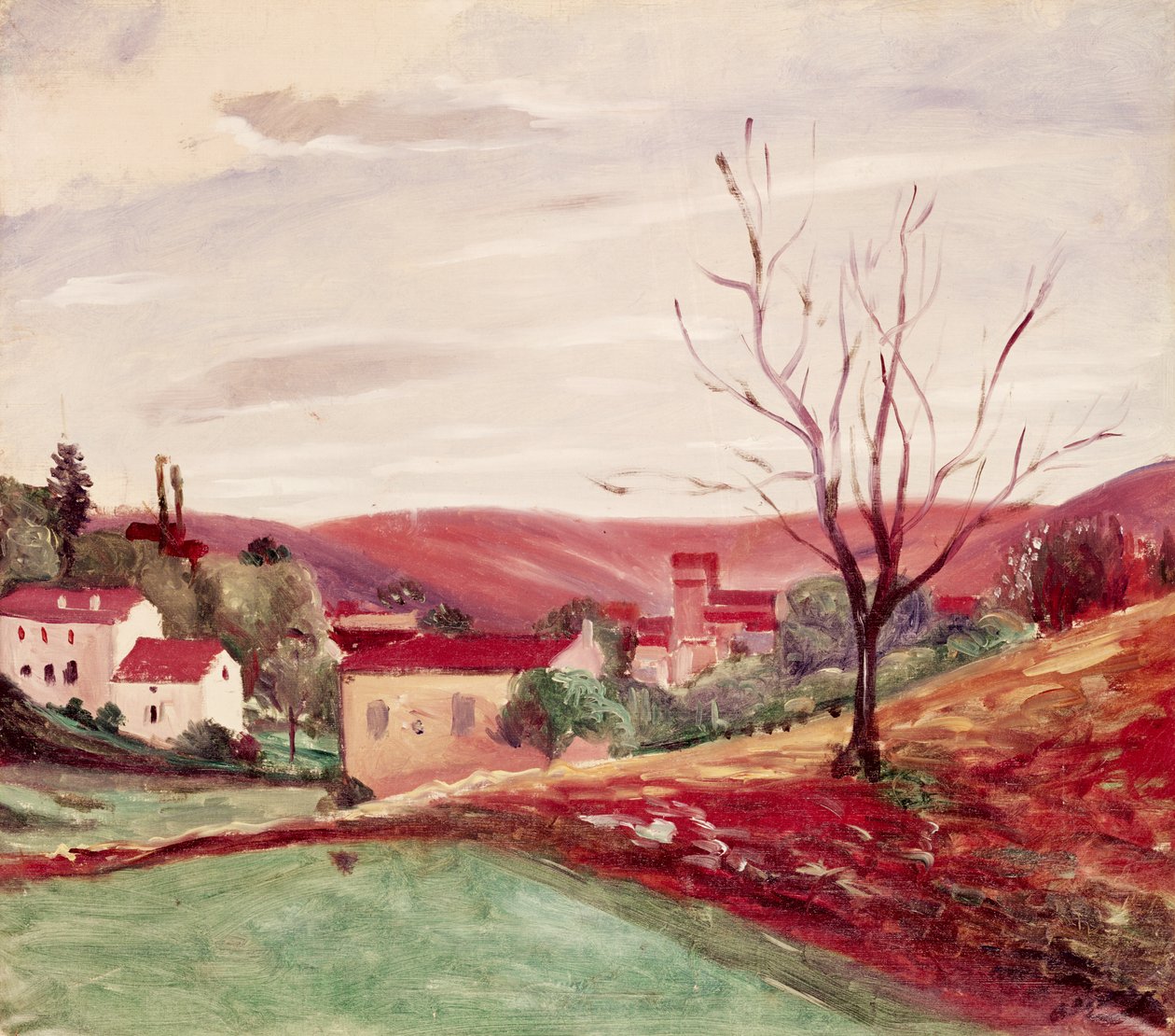 Vinterlandskap av Andre Derain
