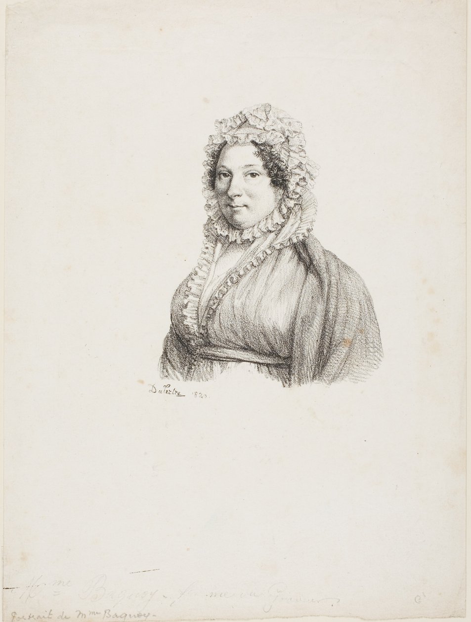Porträtt av Madame Baquoy av Andre Dutertre