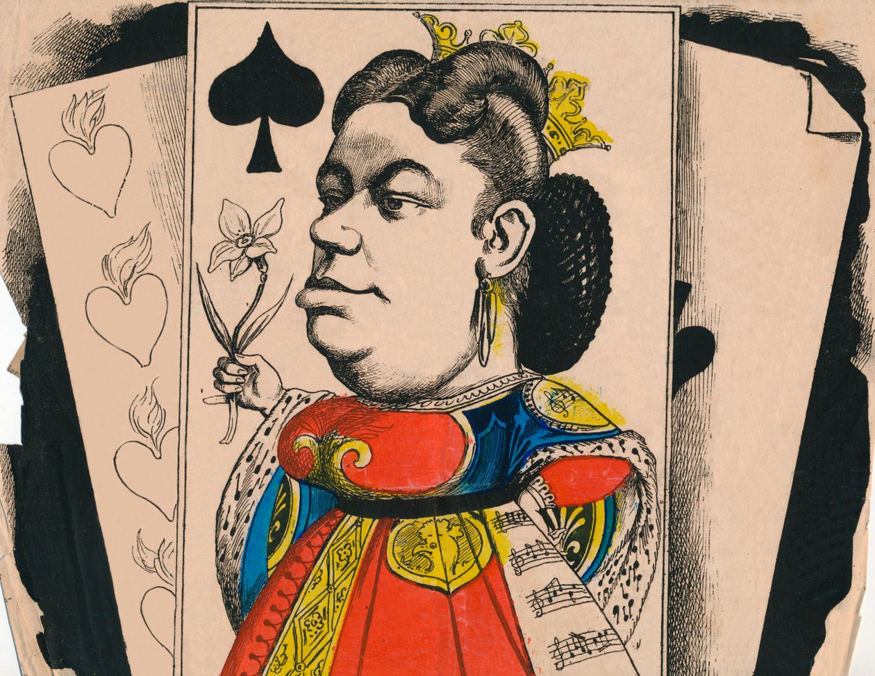 Marie Sass från Operan, 1867. av Andre Gill