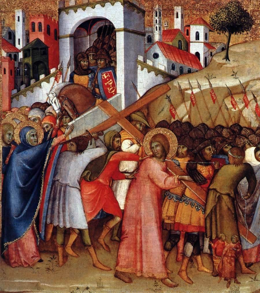 Way to Calvary av Andrea di Bartolo