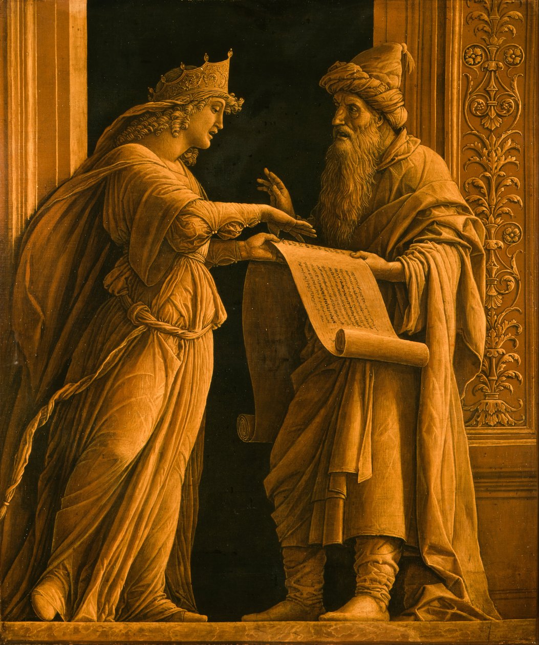 A Sibyl and a Prophet av Andrea Mantegna