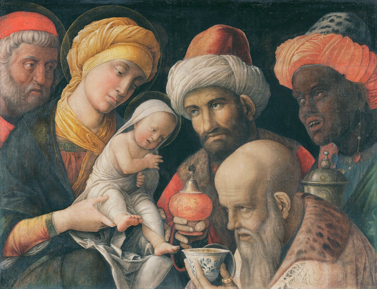 Adoration of the Magi av Andrea Mantegna