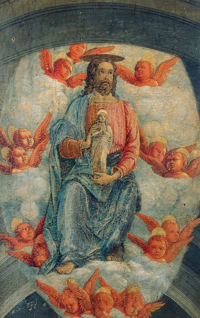 Kristus med jungfruns själ av Andrea Mantegna