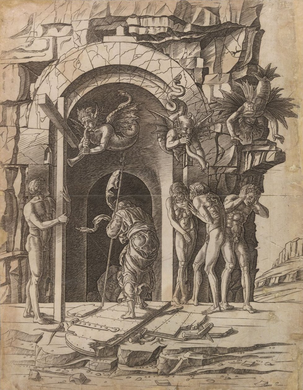 Descent of Christ into Limbo av Andrea Mantegna