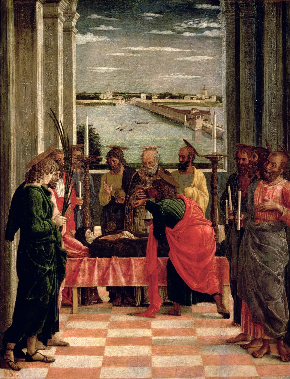 Jungfruns död av Andrea Mantegna