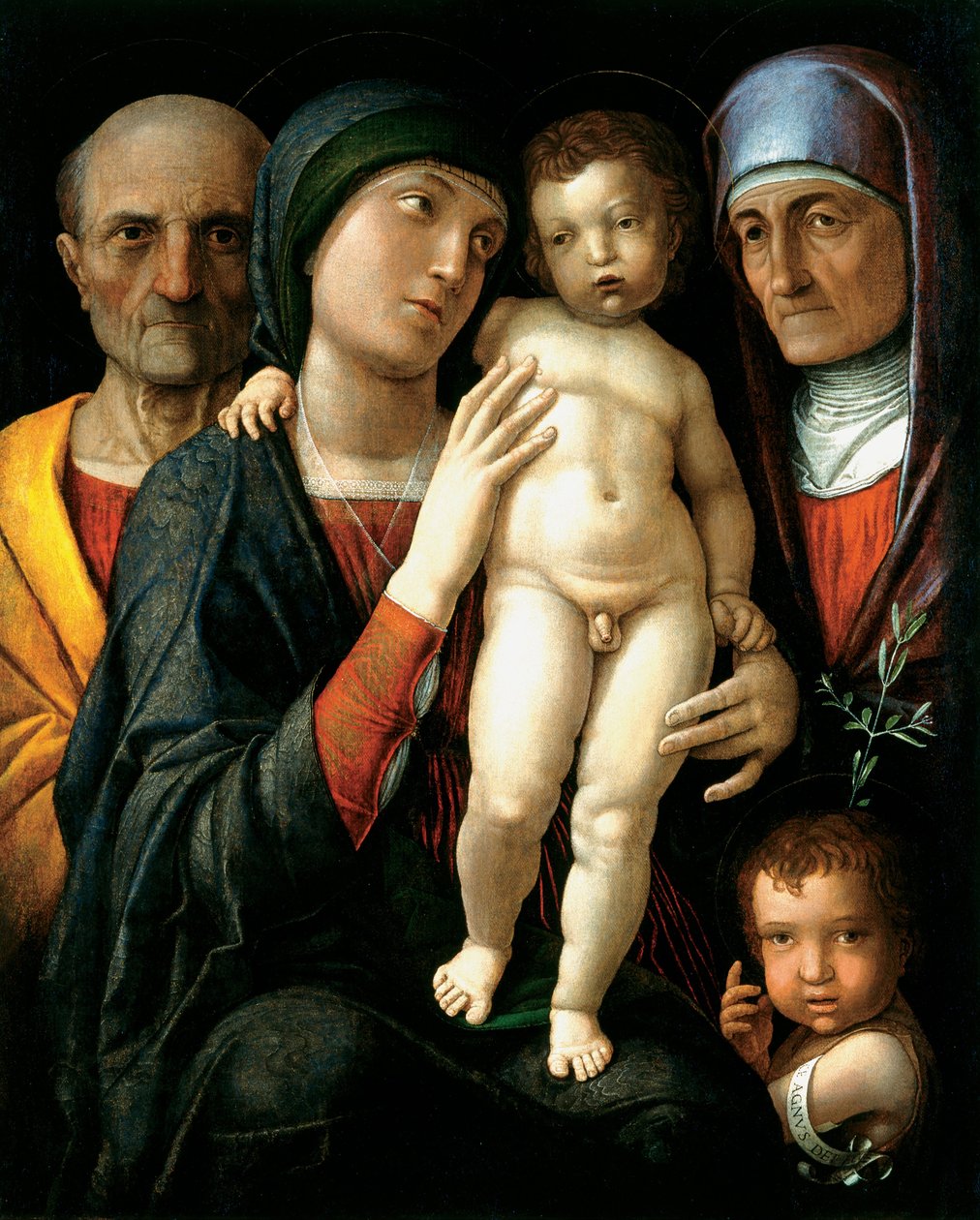 The Holy Family av Andrea Mantegna