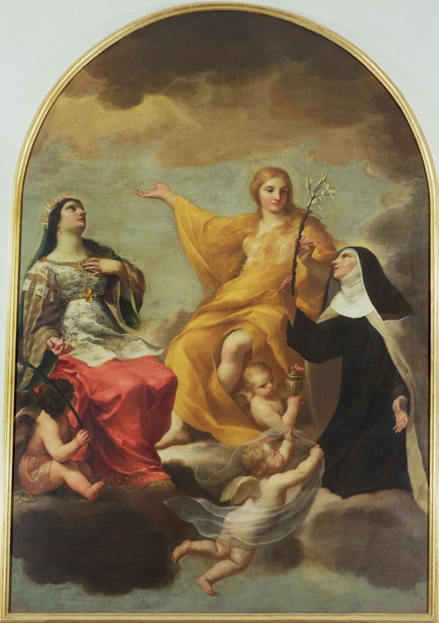 The Three Marys, 1633 av Andrea Sacchi