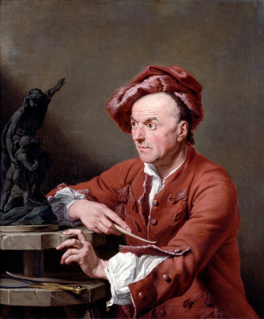 Louis François Roubiliac av Andrea Soldi