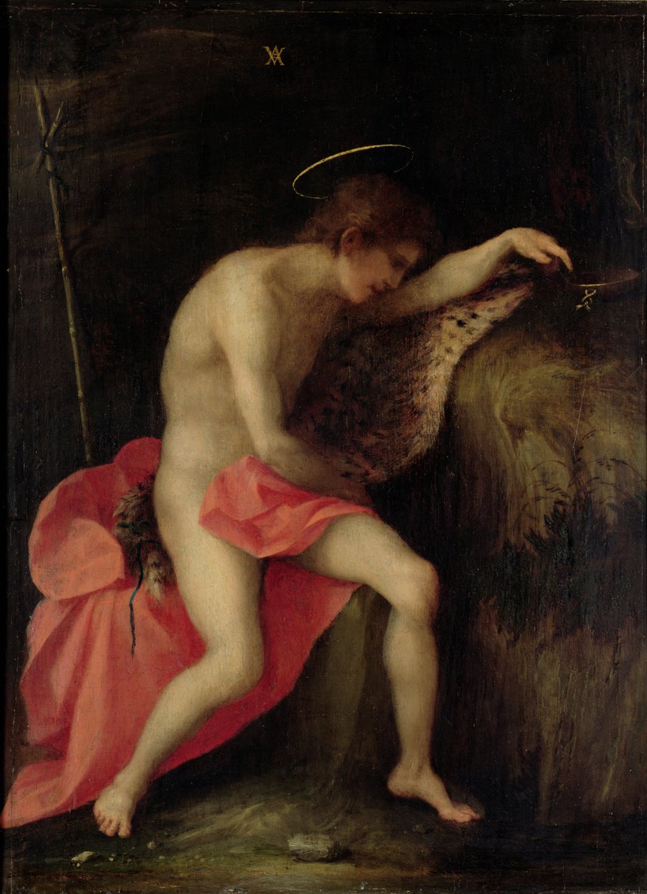 Johannes Döparen i öknen av Andrea del Sarto