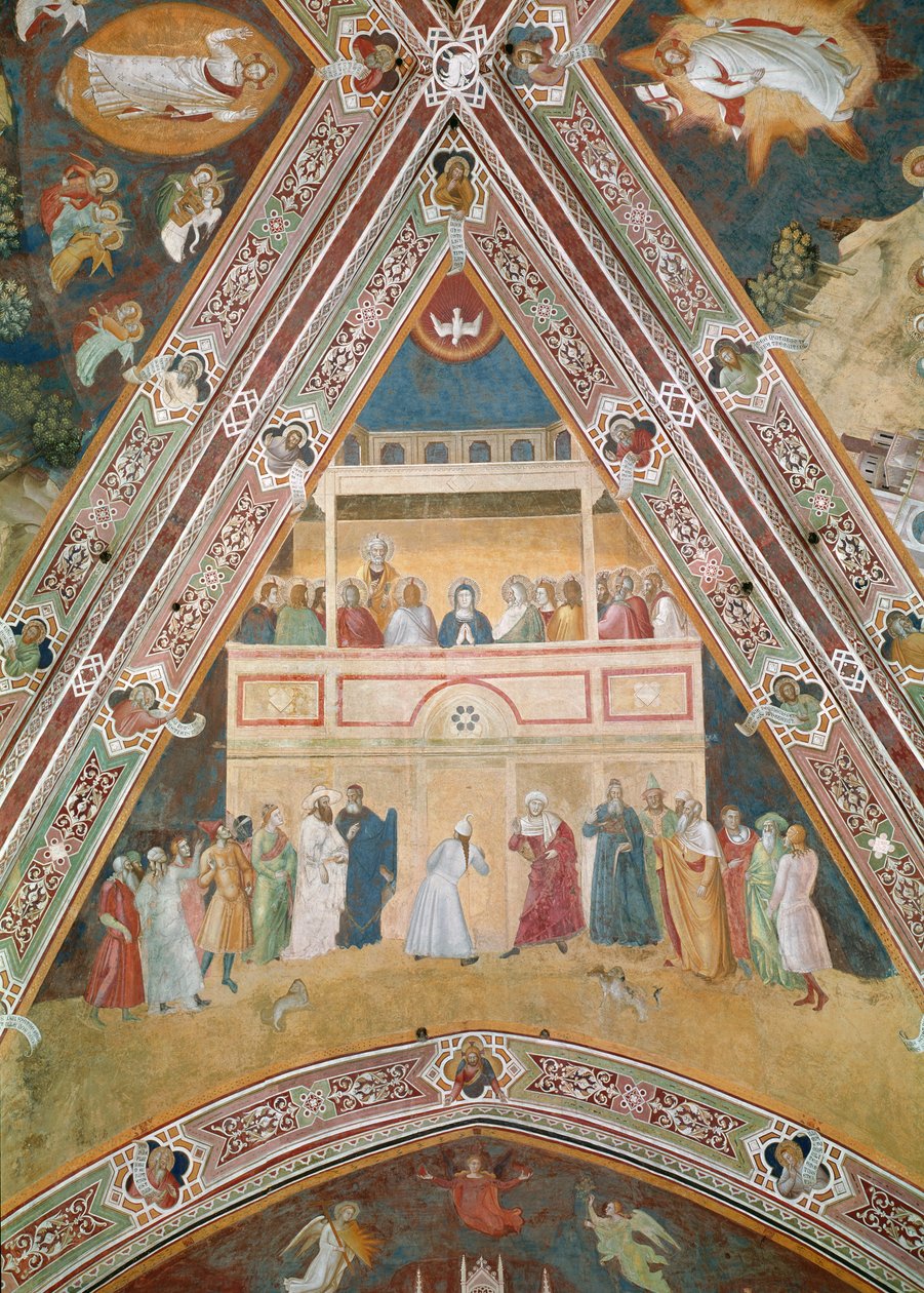 Pingst, c.1366-68 av Andrea di Bonaiuto