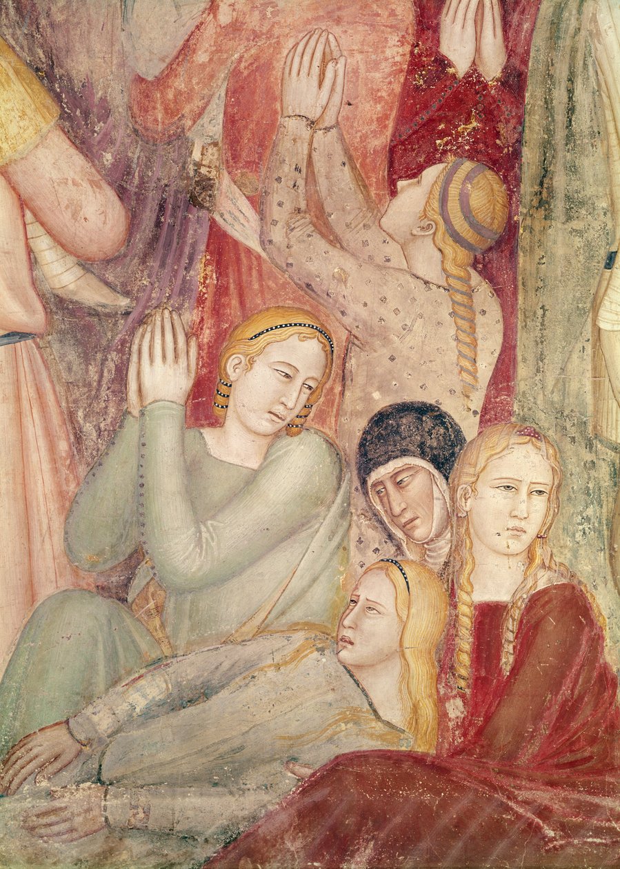 The Preaching of Saint Peter Martyr, ca. 1366-68 (detalje af 439289) swed av Andrea di Bonaiuto