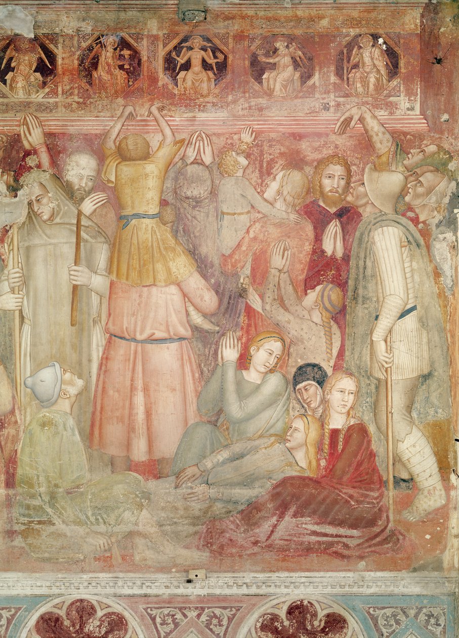 Sankt Peters Martyrs prædiken, ca. 1366-68 swed av Andrea di Bonaiuto