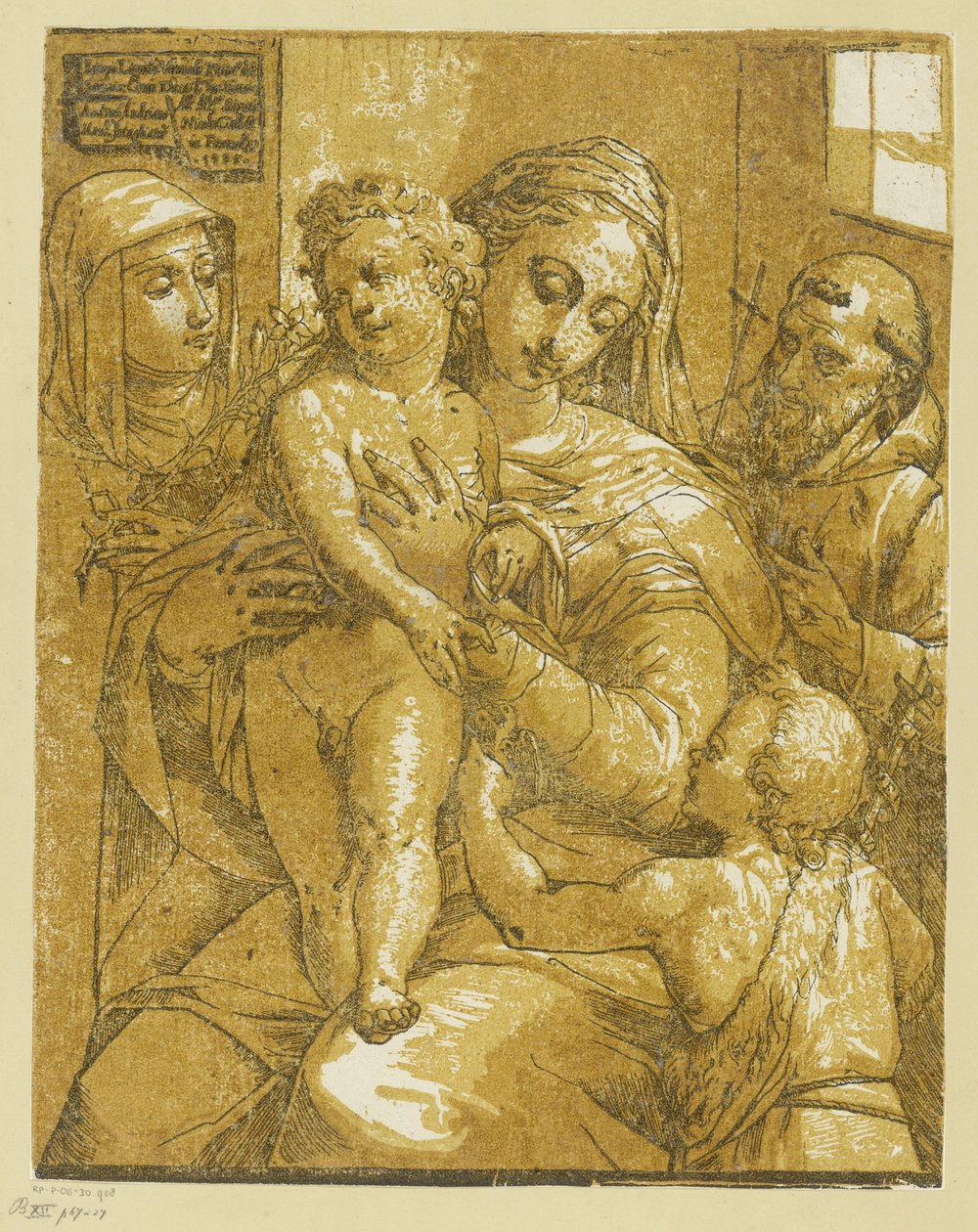 Maria med Kristusbarnet av Andrea Andreani