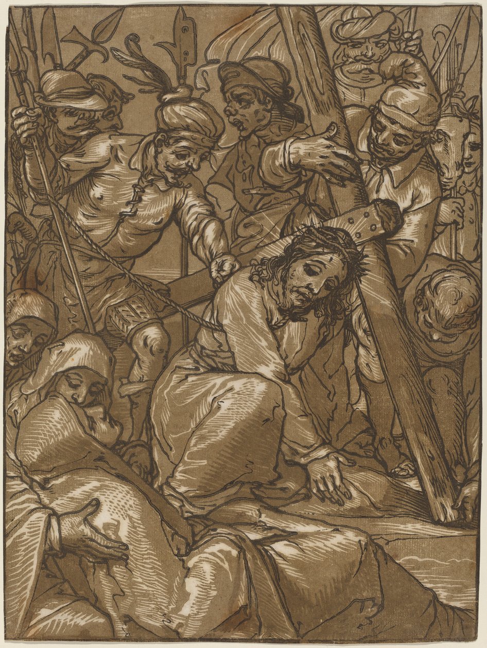Korsets bärande, 1580-talet. av Andrea Andreani