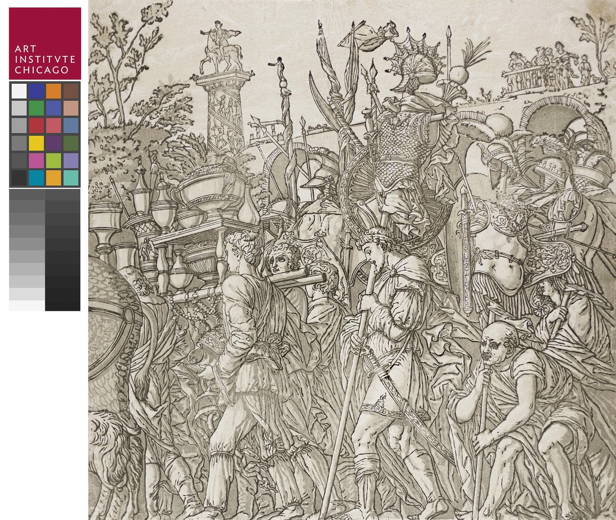 Caesars triumf, 1599 av Andrea Andreani