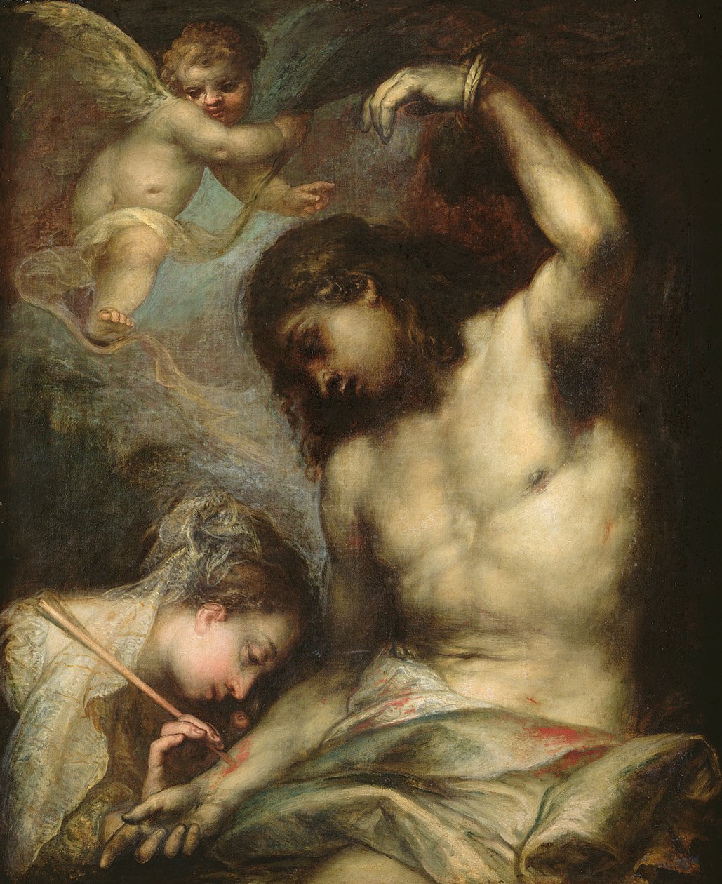 St Sebastian av Andrea Celesti