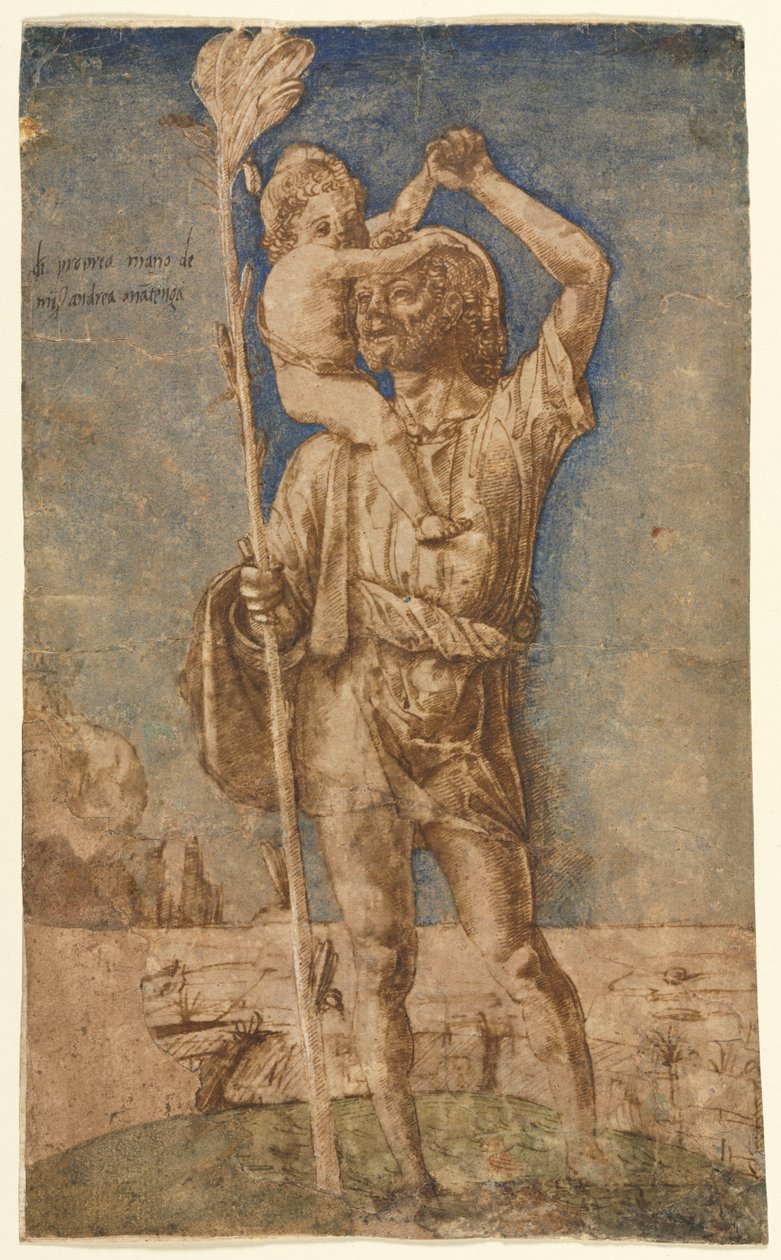 Sankt Christopher av Andrea Mantegna