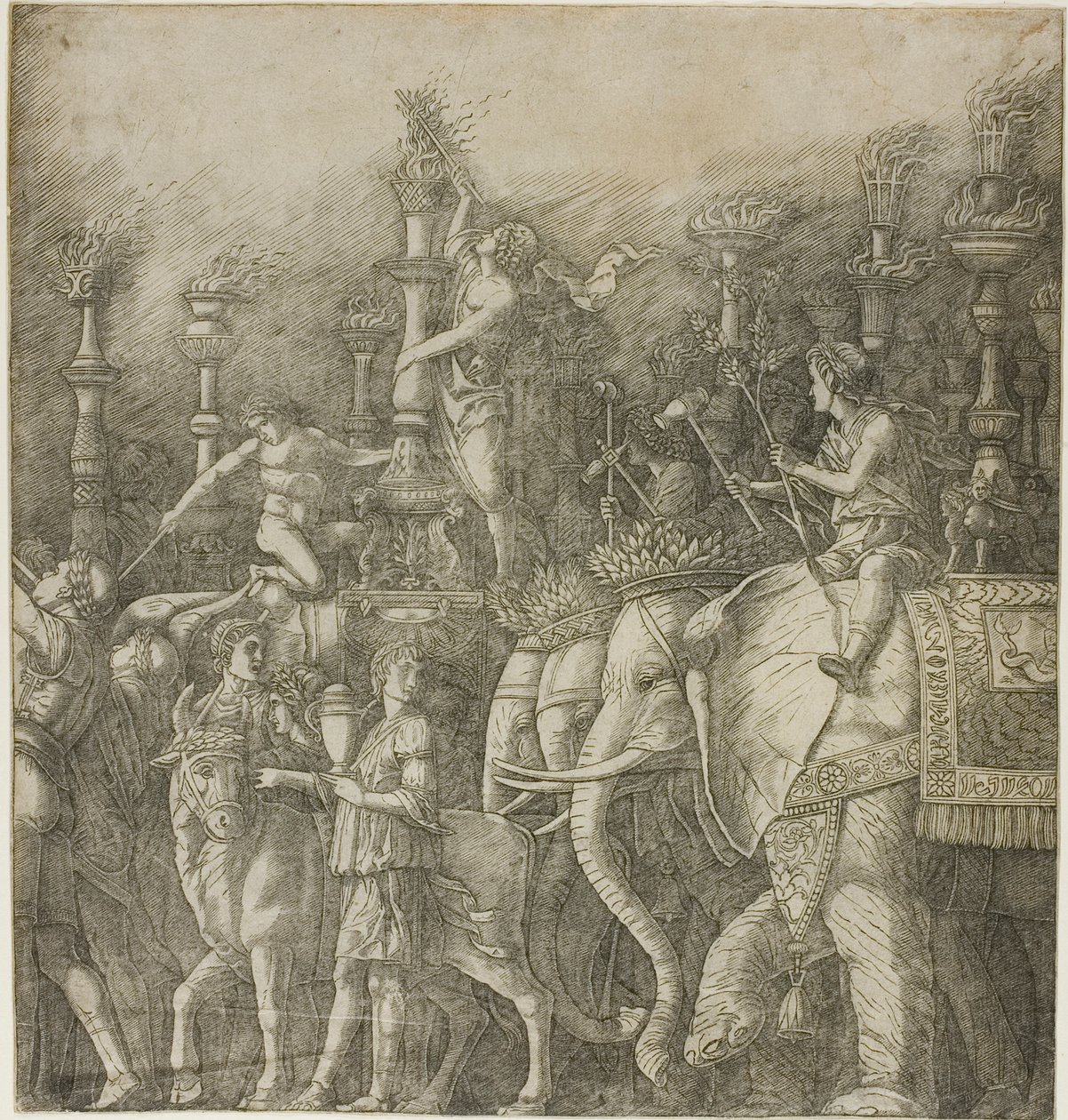 Julius Caesars triumf av Andrea Mantegna