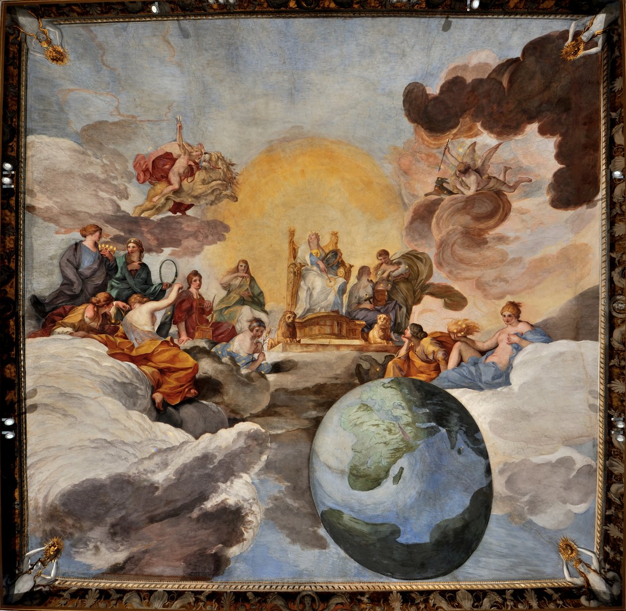 Den gudomliga vishetens triumf, 1629-1631. av Andrea Sacchi
