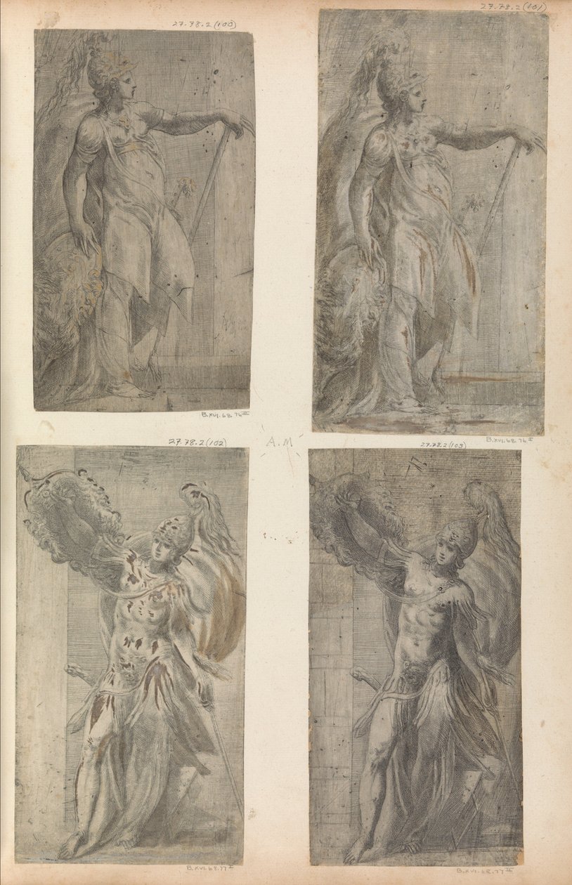 Bellona, ​​ca. 1546-52. av Andrea Schiavone