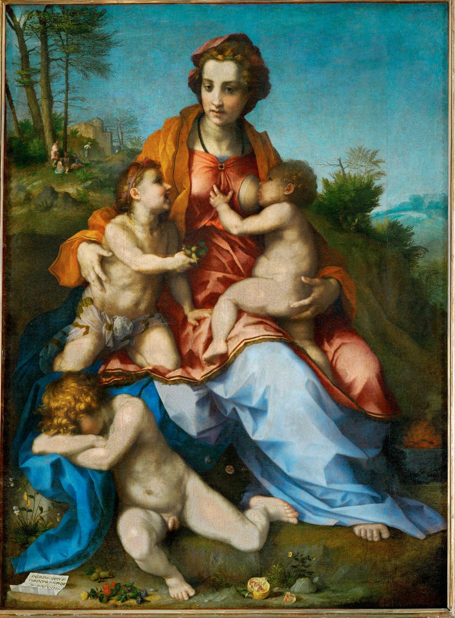 Välgörenhet ... av Andrea del Sarto