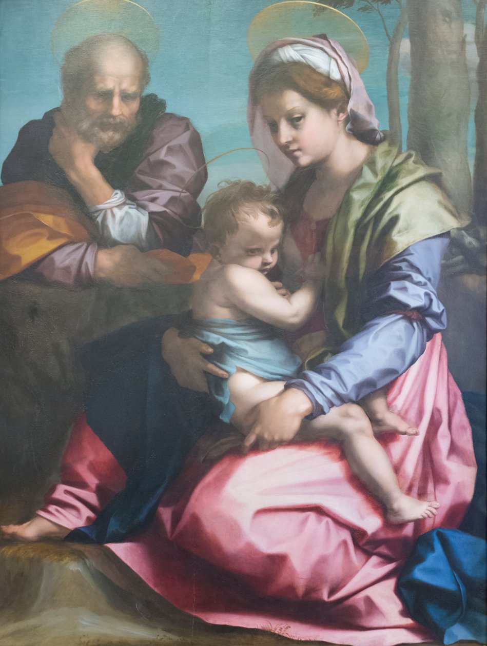Helig familj av Andrea del Sarto