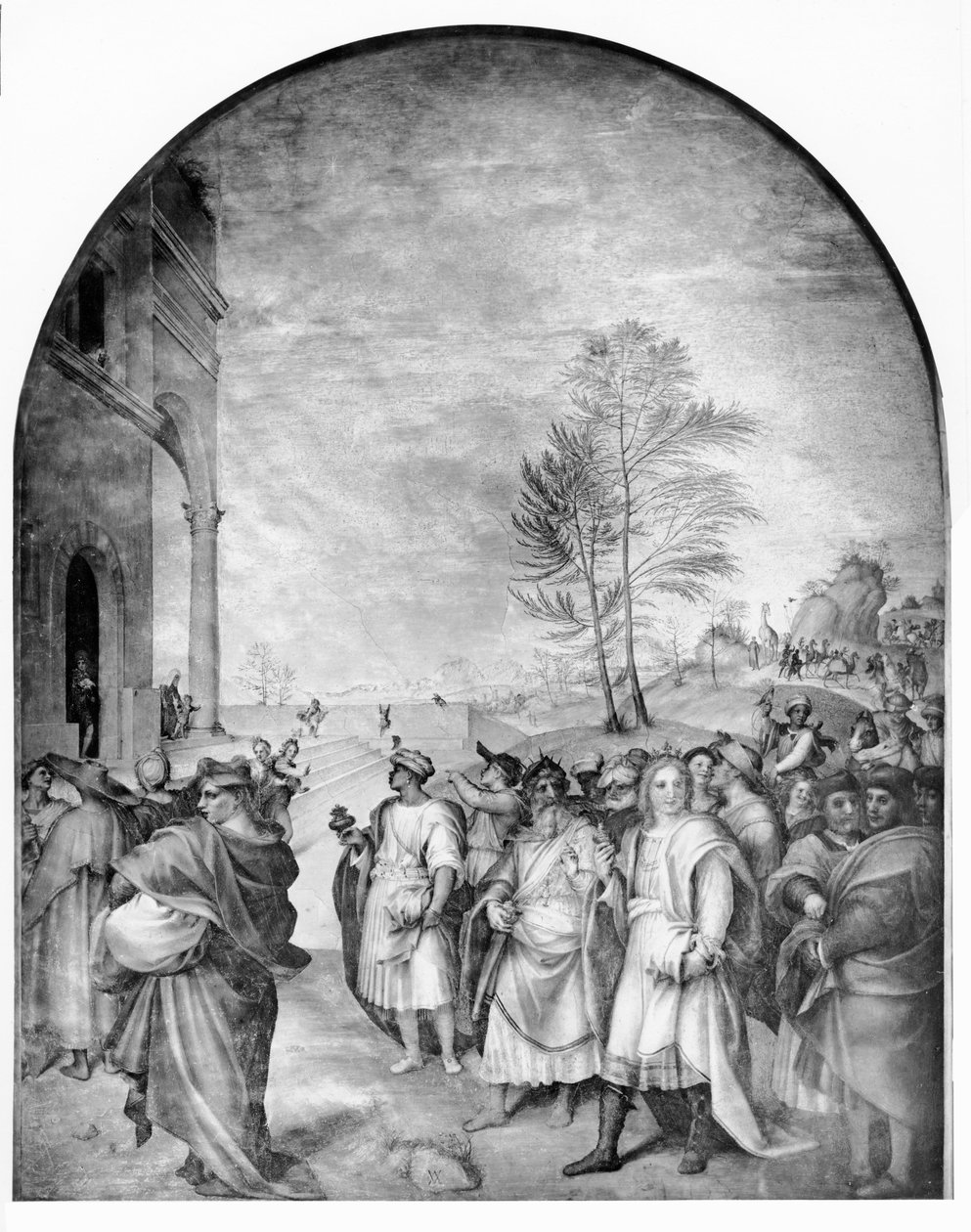 Magiarnas ankomst av Andrea del Sarto