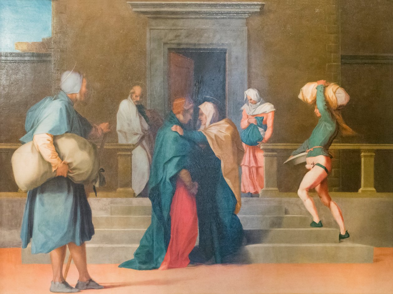 Visitationen, efter 1524 av Andrea del Sarto