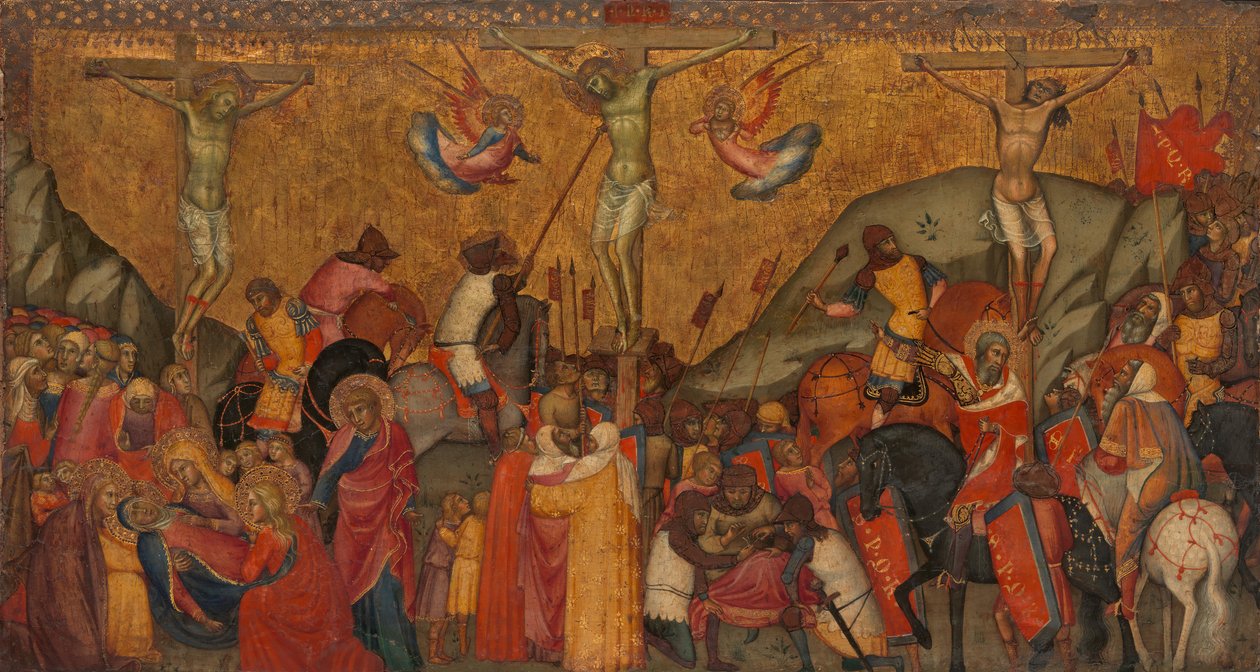 Korsfästelsen. av Andrea di Bartolo