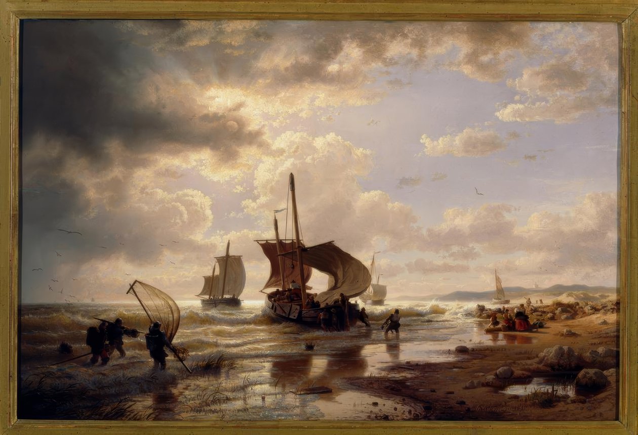 A. Achenbach, klart väder av Andreas Achenbach