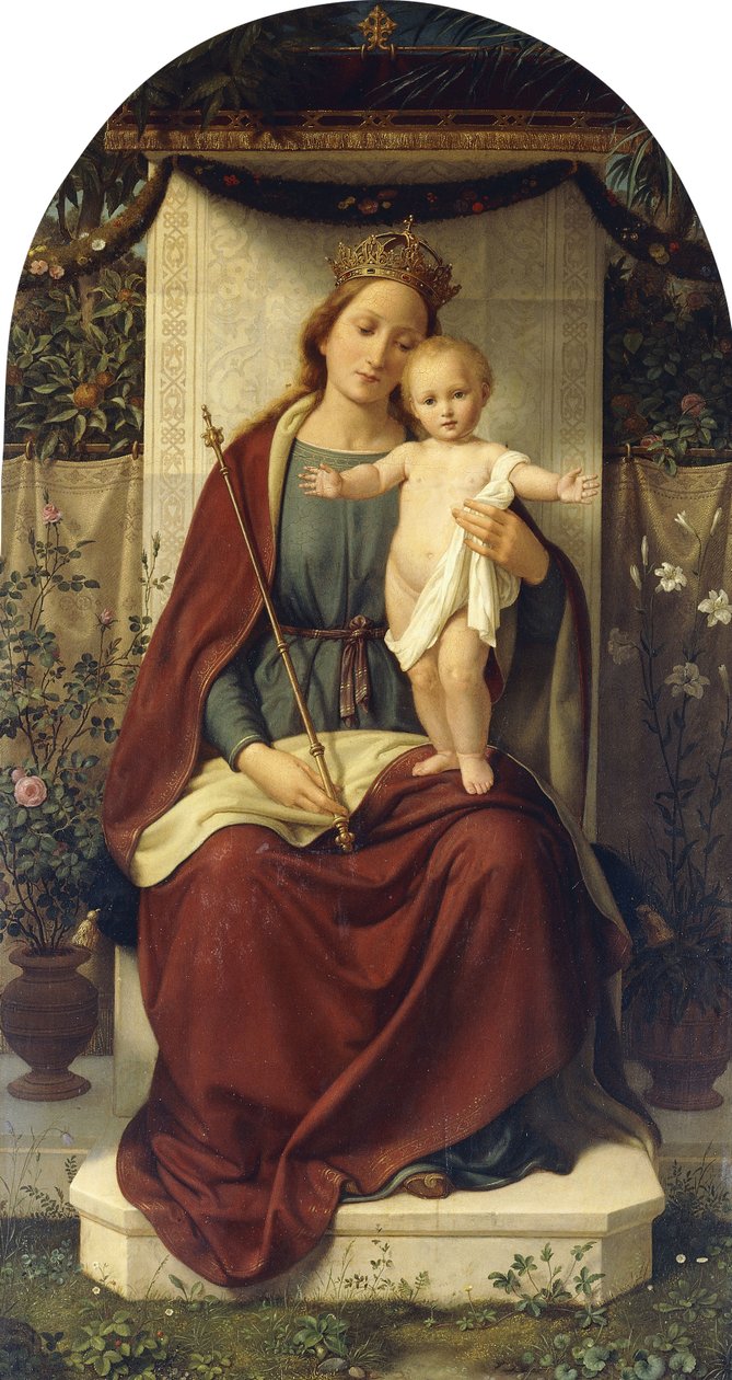 Madonna och barn av Andreas Johann Jacob Müller