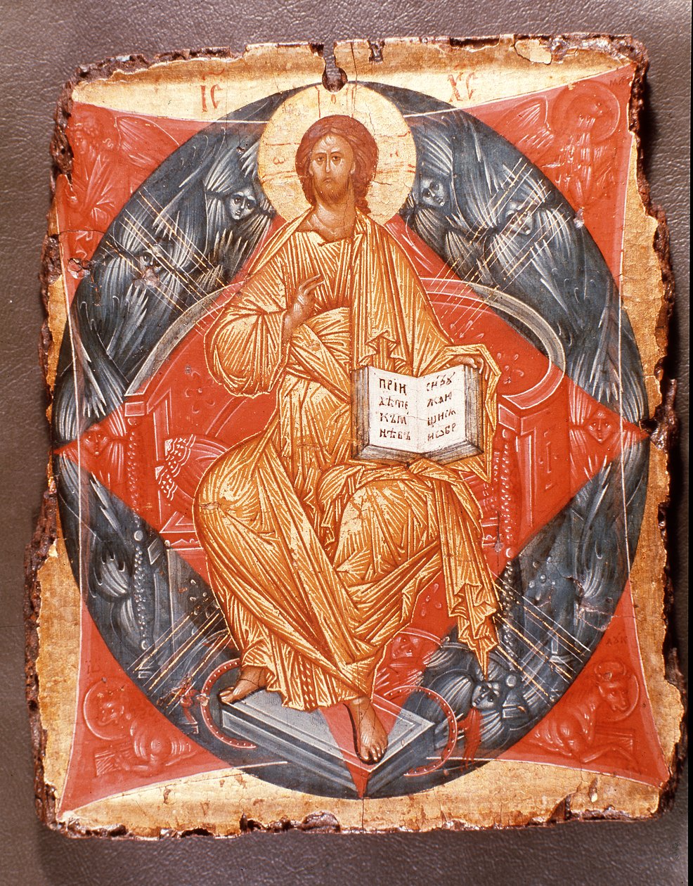 Ikon (tempera på panelen) av Andrei Rublev