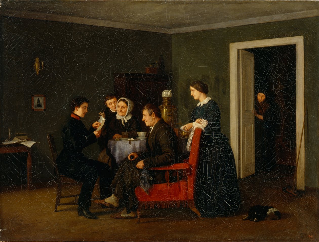 Glädjebrev, 1858 av Andrei Andreyevich Popov